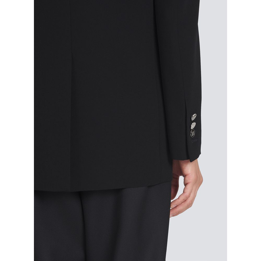 Balmain Black Viscose Blazer Balmain