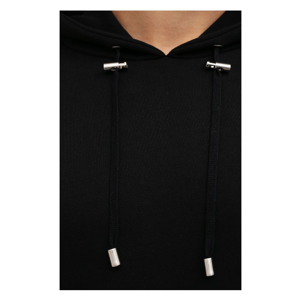 Balmain Black Cotton Sweater Balmain