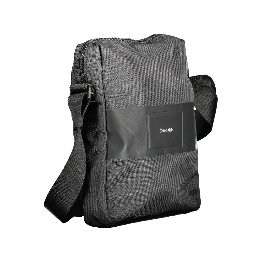 Calvin Klein Black Polyester Men Shoulder Bag Calvin Klein