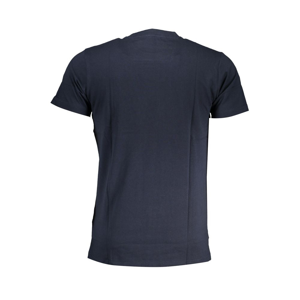 Cavalli Class Blue Cotton T-Shirt Cavalli Class