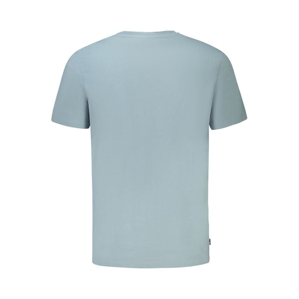 Timberland Light Blue Organic Cotton Men T-Shirt Timberland