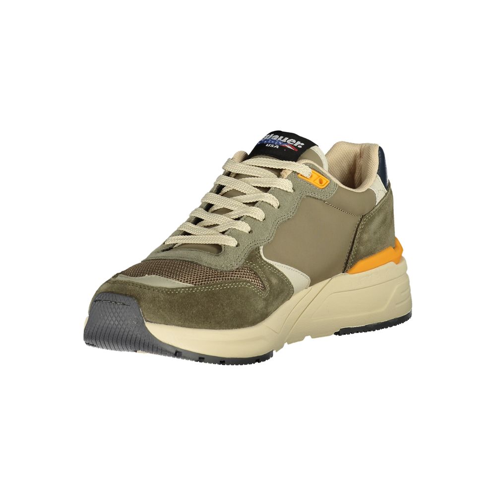 Blauer Verde Polyurethane Men Sneaker Blauer