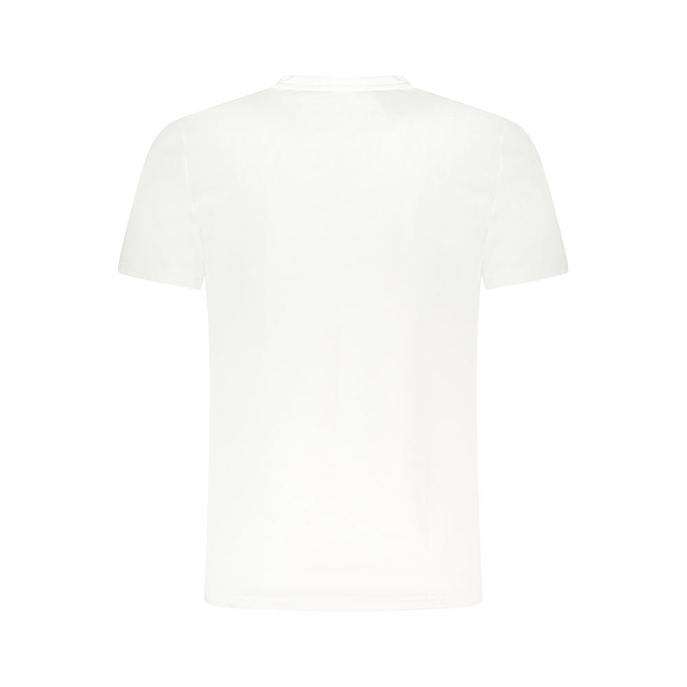 Cavalli Class White Cotton Men T-Shirt Cavalli Class