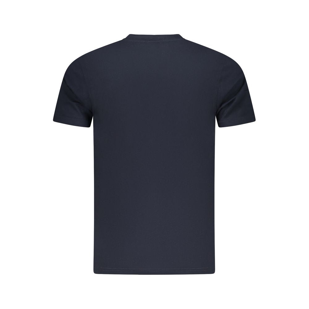 Cavalli Class Blue Cotton Men T-Shirt Cavalli Class