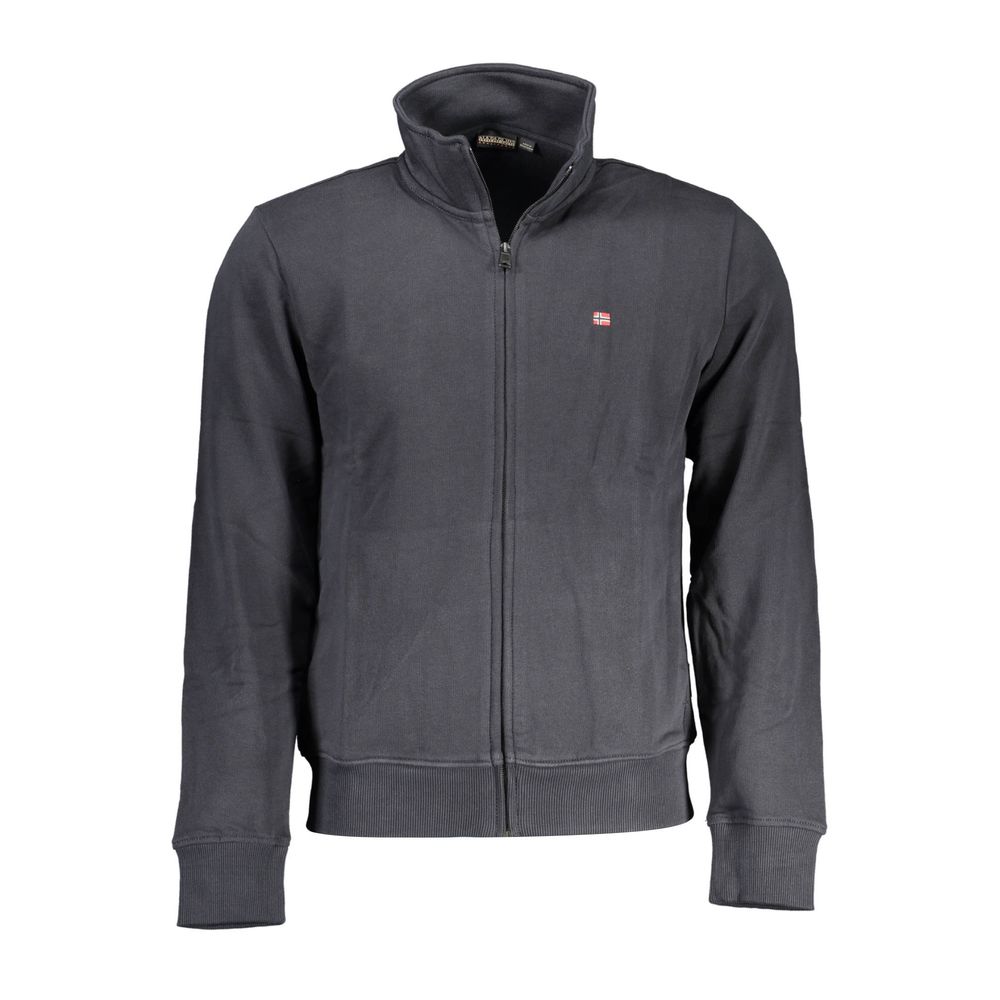 Napapijri Black Cotton Men Sweater Napapijri