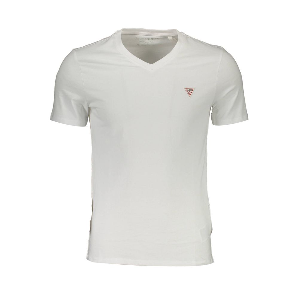 Guess Jeans White Organic Cotton Men T-Shirt Guess Jeans