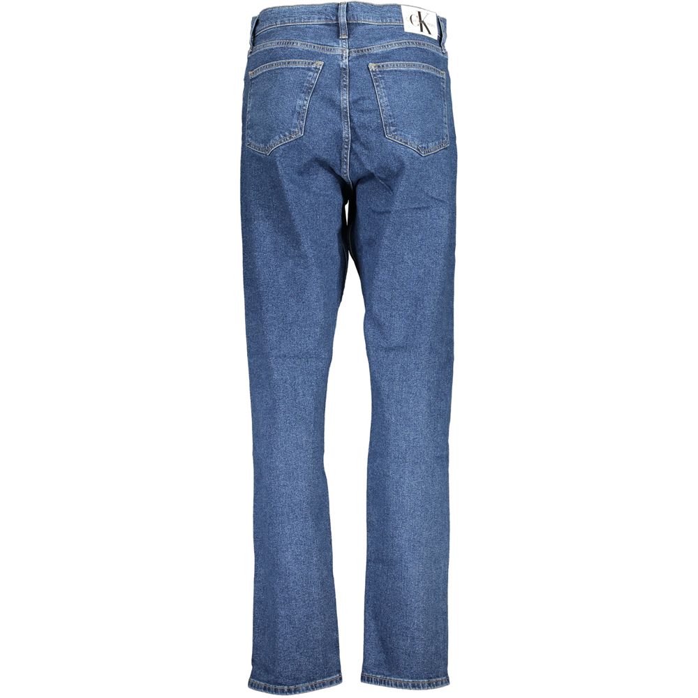 Calvin Klein Blue Cotton Jeans & Pant Calvin Klein