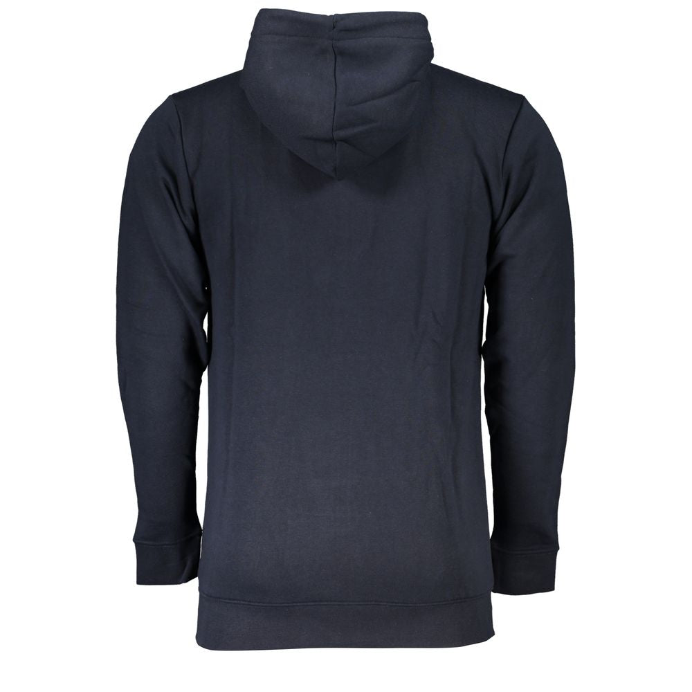 Cavalli Class Blue Cotton Mens Sweater Cavalli Class