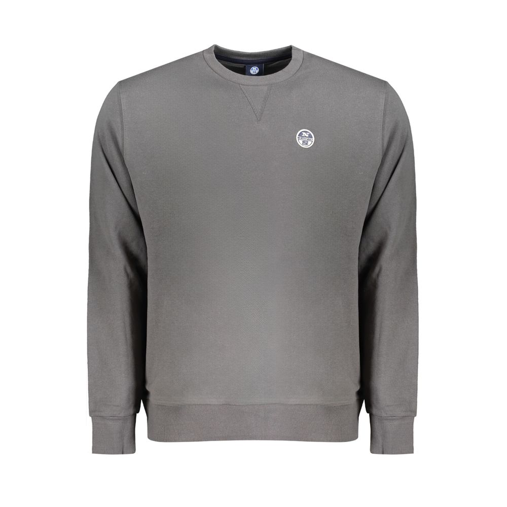 North Sails Brown Cotton Men Sweater North Sails