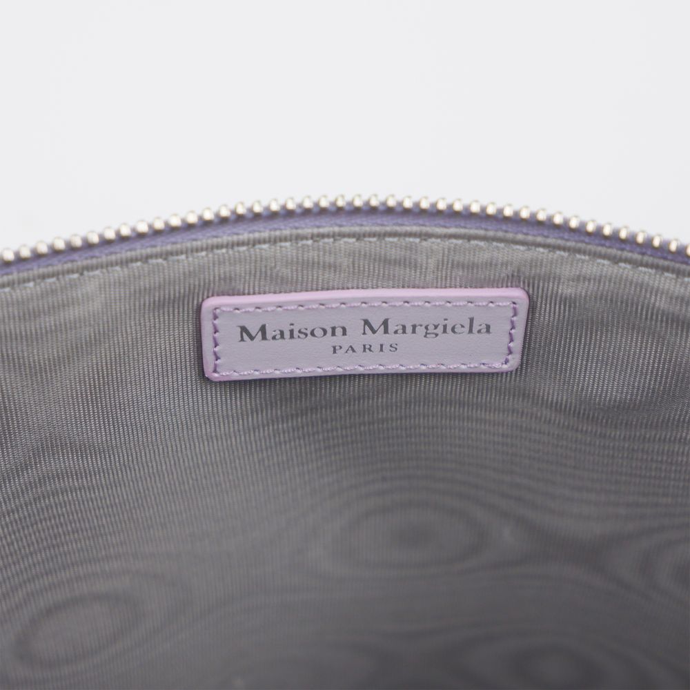 Maison Margiela Purple Calfskin Clutch Bag Maison Margiela
