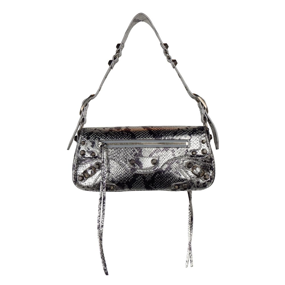Balenciaga Gray Calfskin Handbag Balenciaga