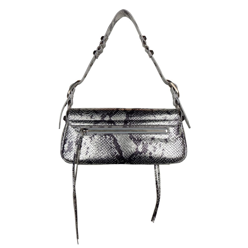 Balenciaga Gray Calfskin Handbag Balenciaga