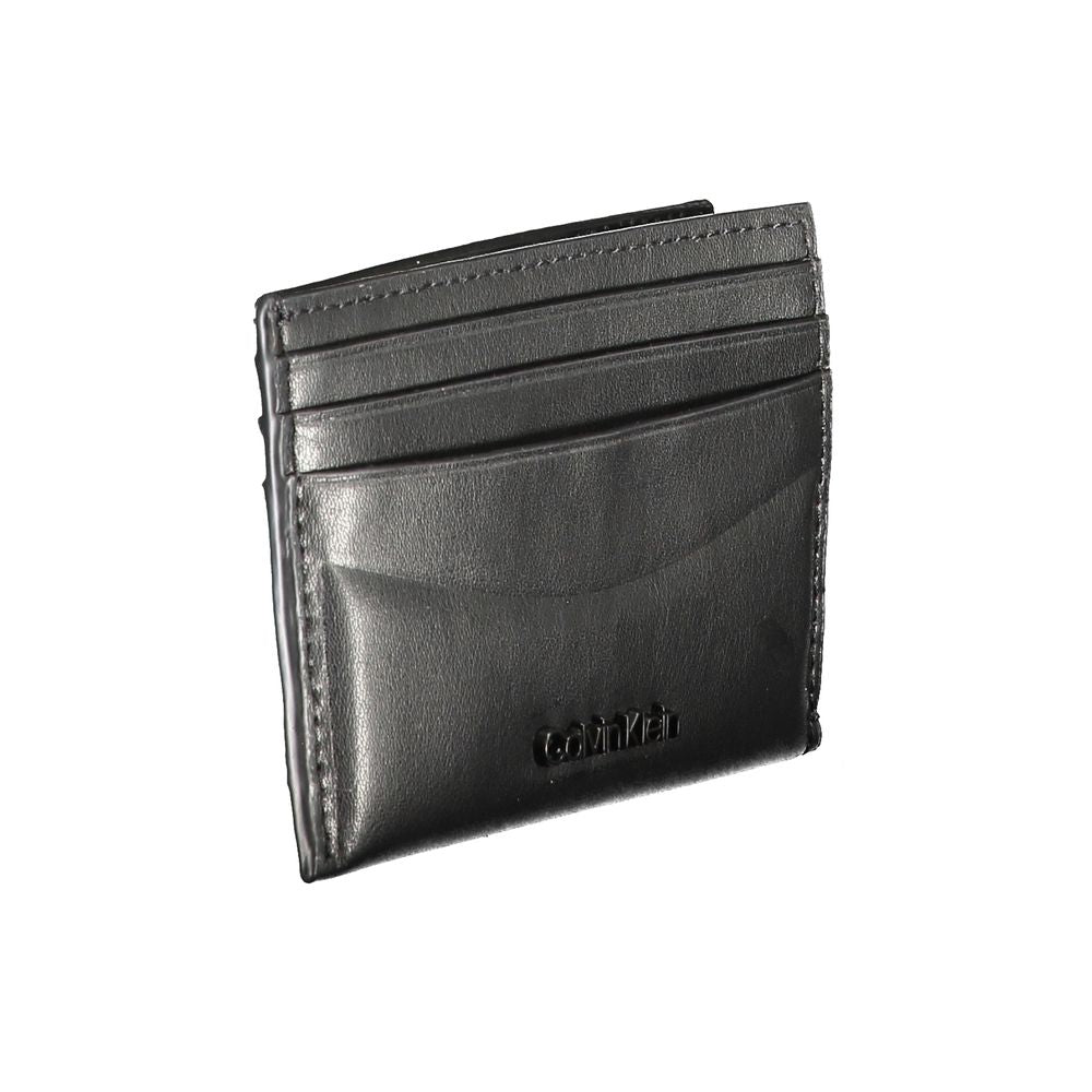 Calvin Klein Black Leather Wallet Calvin Klein