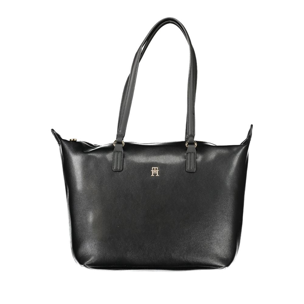 Tommy Hilfiger Black Polyester Handbag Tommy Hilfiger
