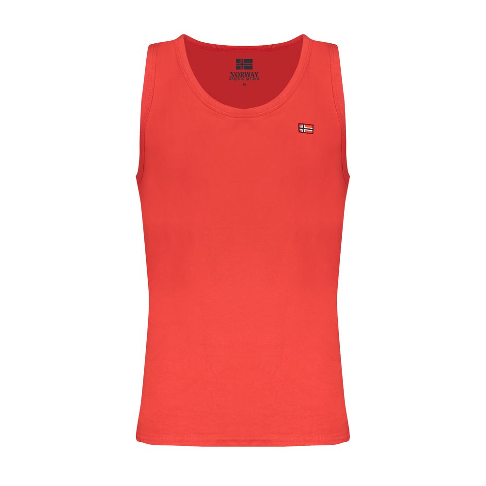 Norway 1963 Red Cotton Men Tank Top Norway 1963