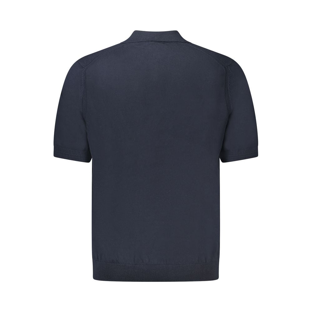 Hugo Boss Blue Cotton Sweater Hugo Boss