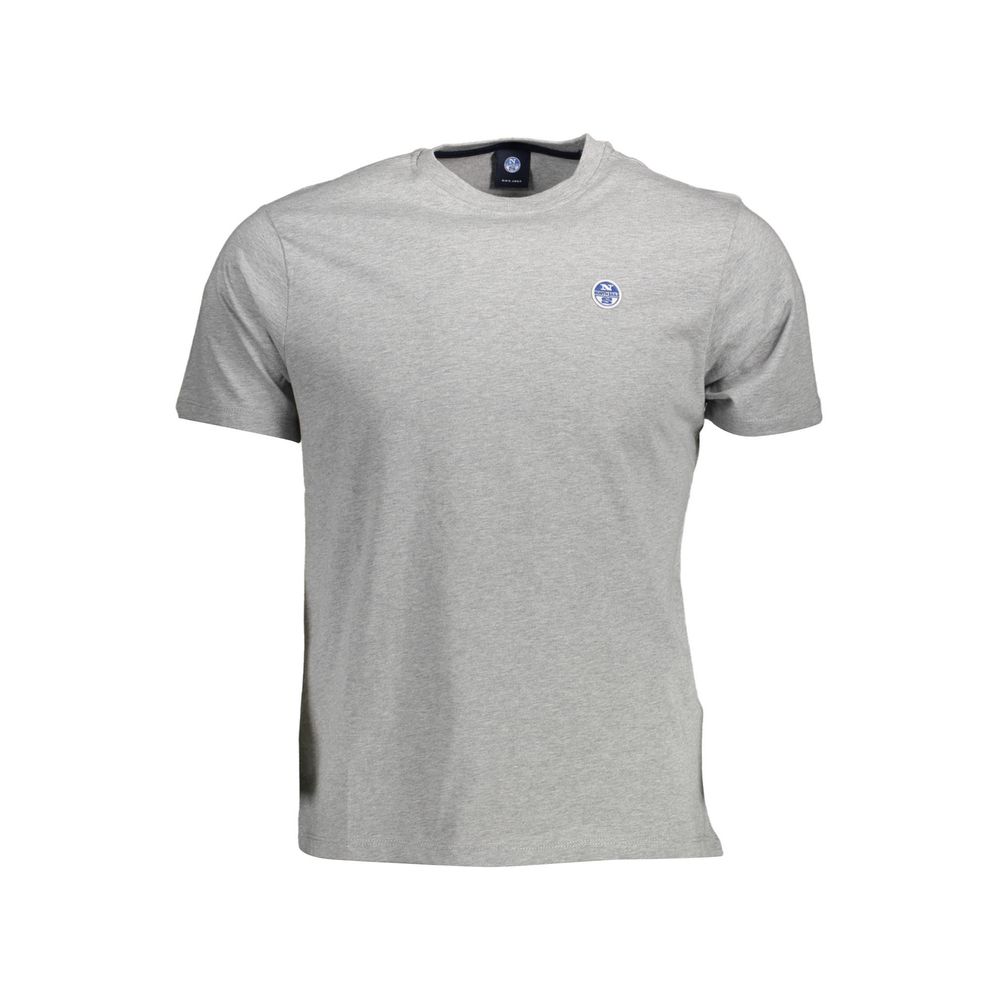 North Sails Brown Cotton Men T-Shirt North Sails