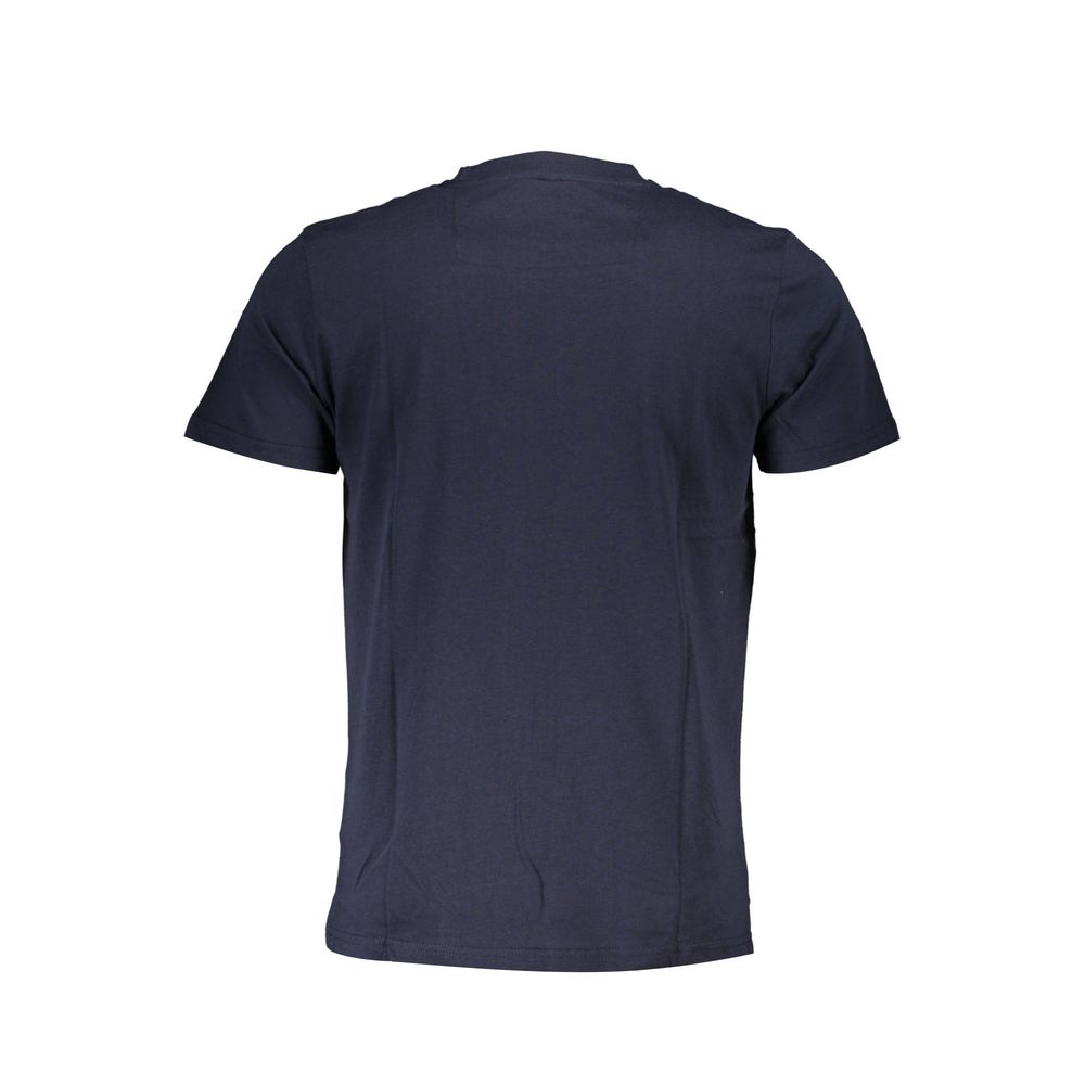 Cavalli Class Blue Cotton Men T-Shirt Cavalli Class