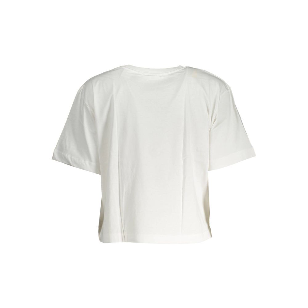 Desigual White Cotton Women T-Shirt Desigual