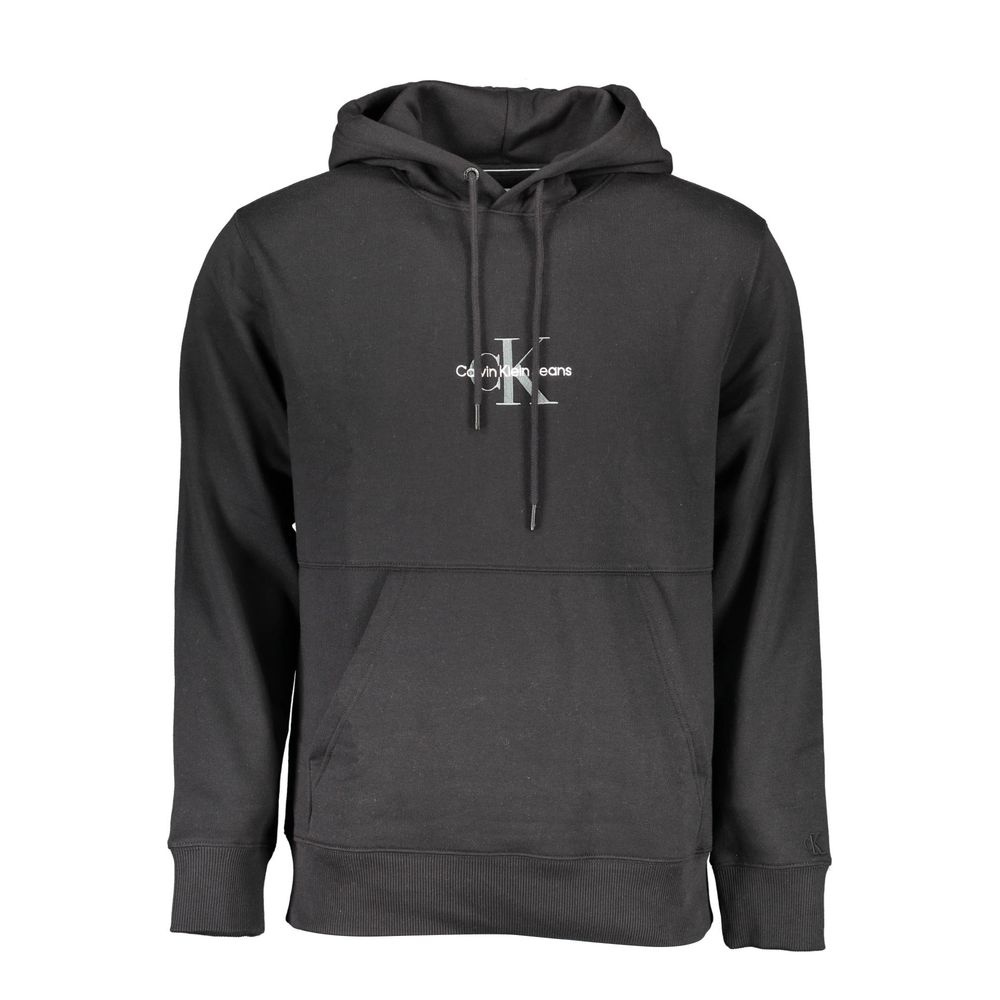 Calvin Klein Black Cotton Men Sweater Calvin Klein