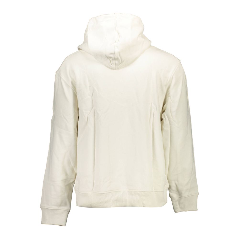 Calvin Klein White Cotton Men Sweater Calvin Klein
