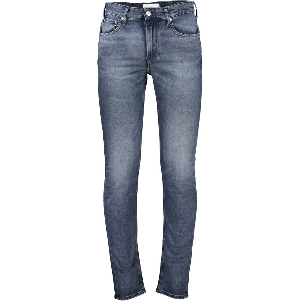 Calvin Klein Blue Cotton Jeans & Pant Calvin Klein