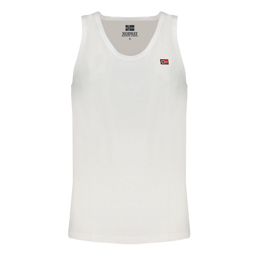 Norway 1963 White Cotton Men's Tank Top Norway 1963