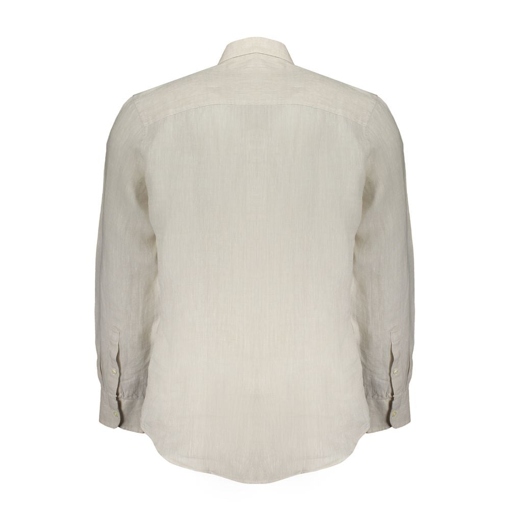 North Sails Beige Linen Shirt North Sails