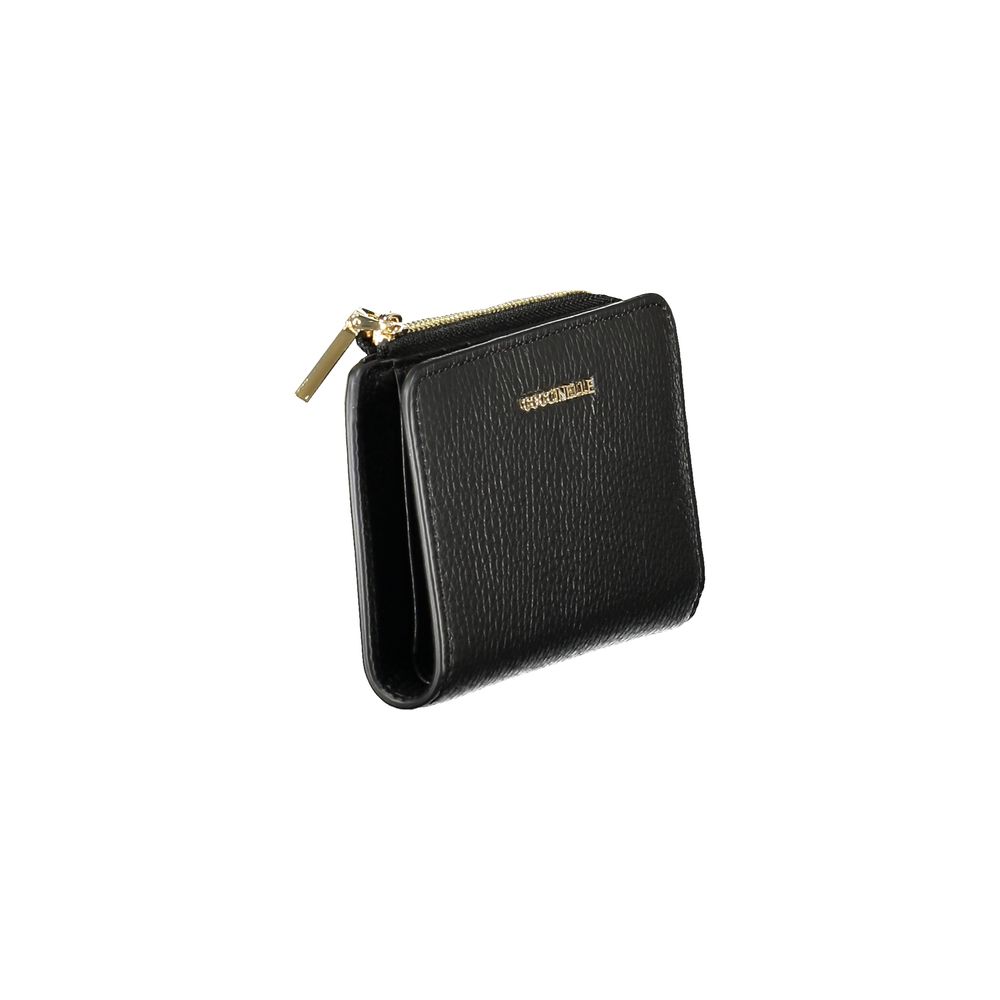 Coccinelle Black Leather Women Wallet Coccinelle