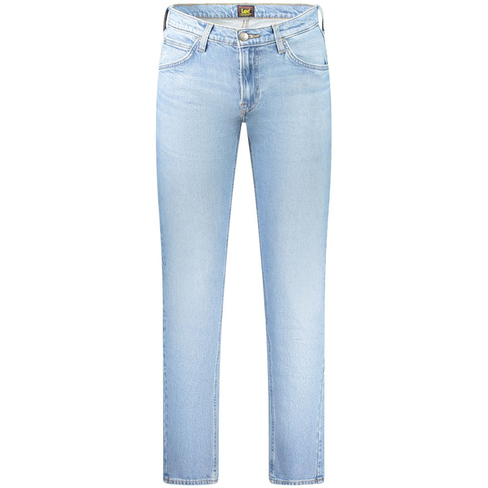 Lee Light Blue Cotton Men Jeans Lee