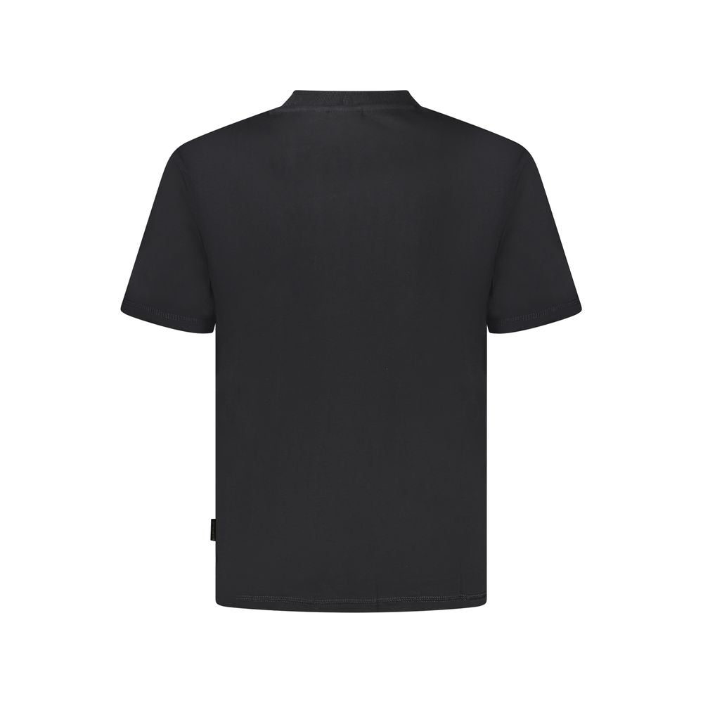 Napapijri Black Cotton Men T-Shirt Napapijri