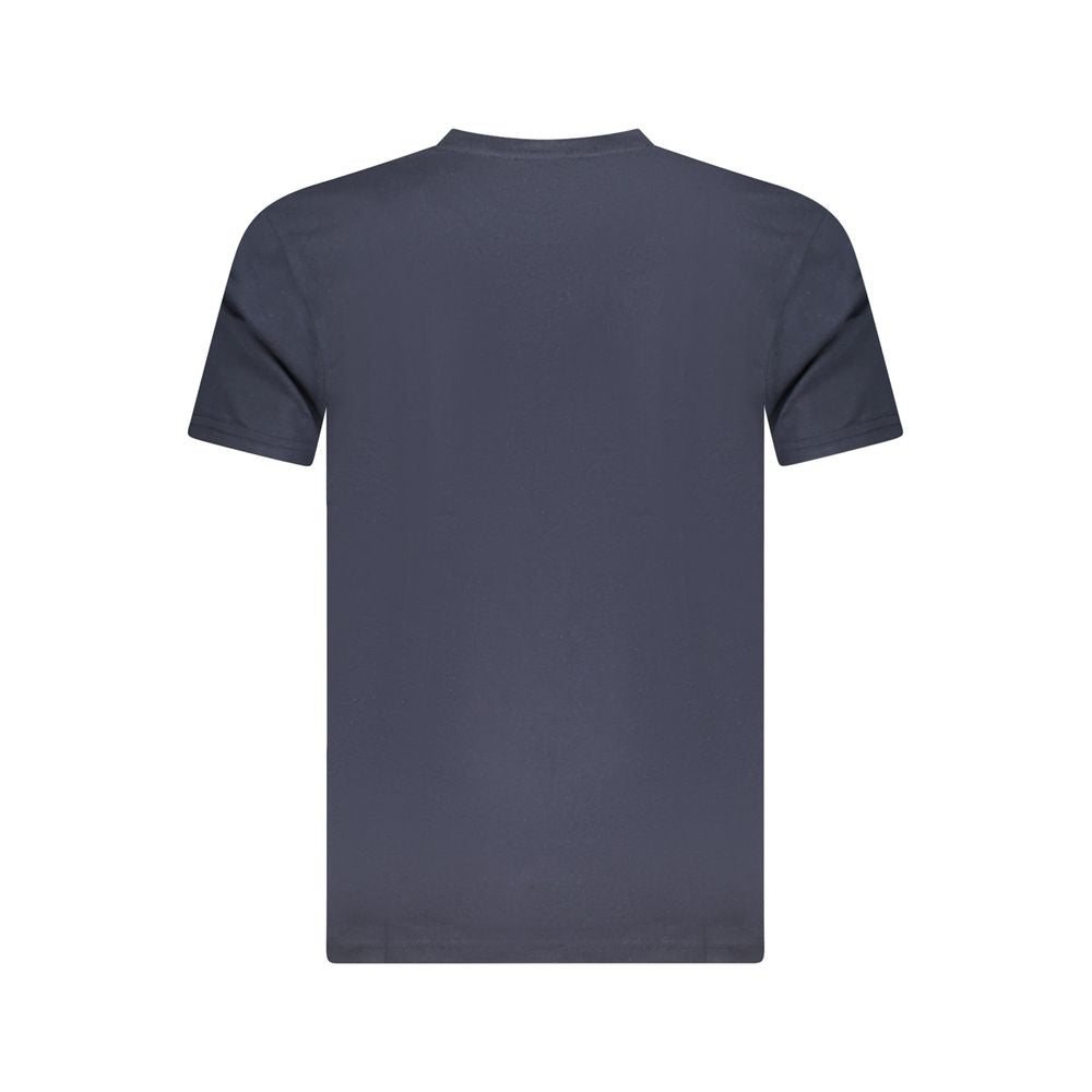 Cavalli Class Blue Cotton Men T-Shirt Cavalli Class