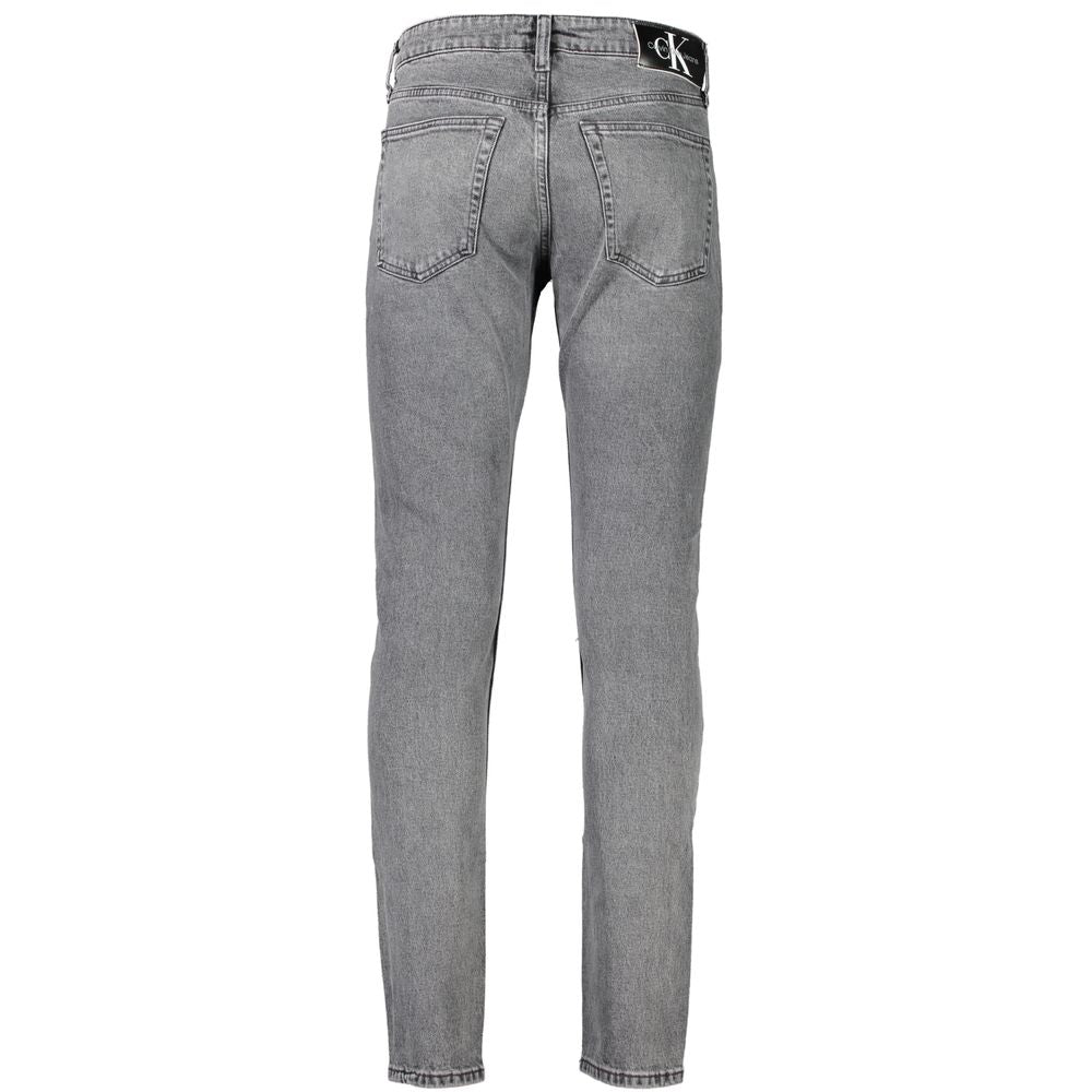 Calvin Klein Grigio Cotton Male Jean Calvin Klein