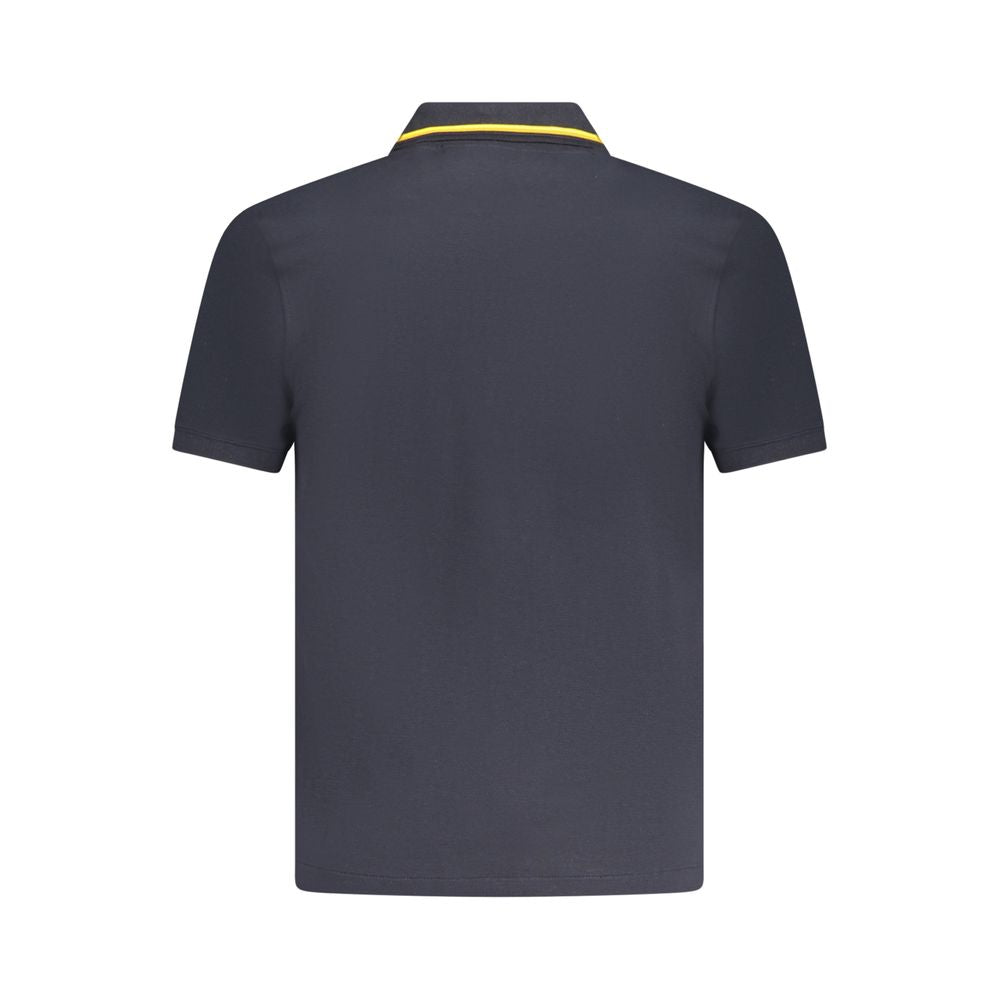 K-WAY Blue Cotton Polo Shirt K-WAY