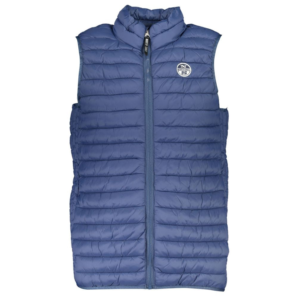 North Sails Blue Polyamide Men Jacket North Sails