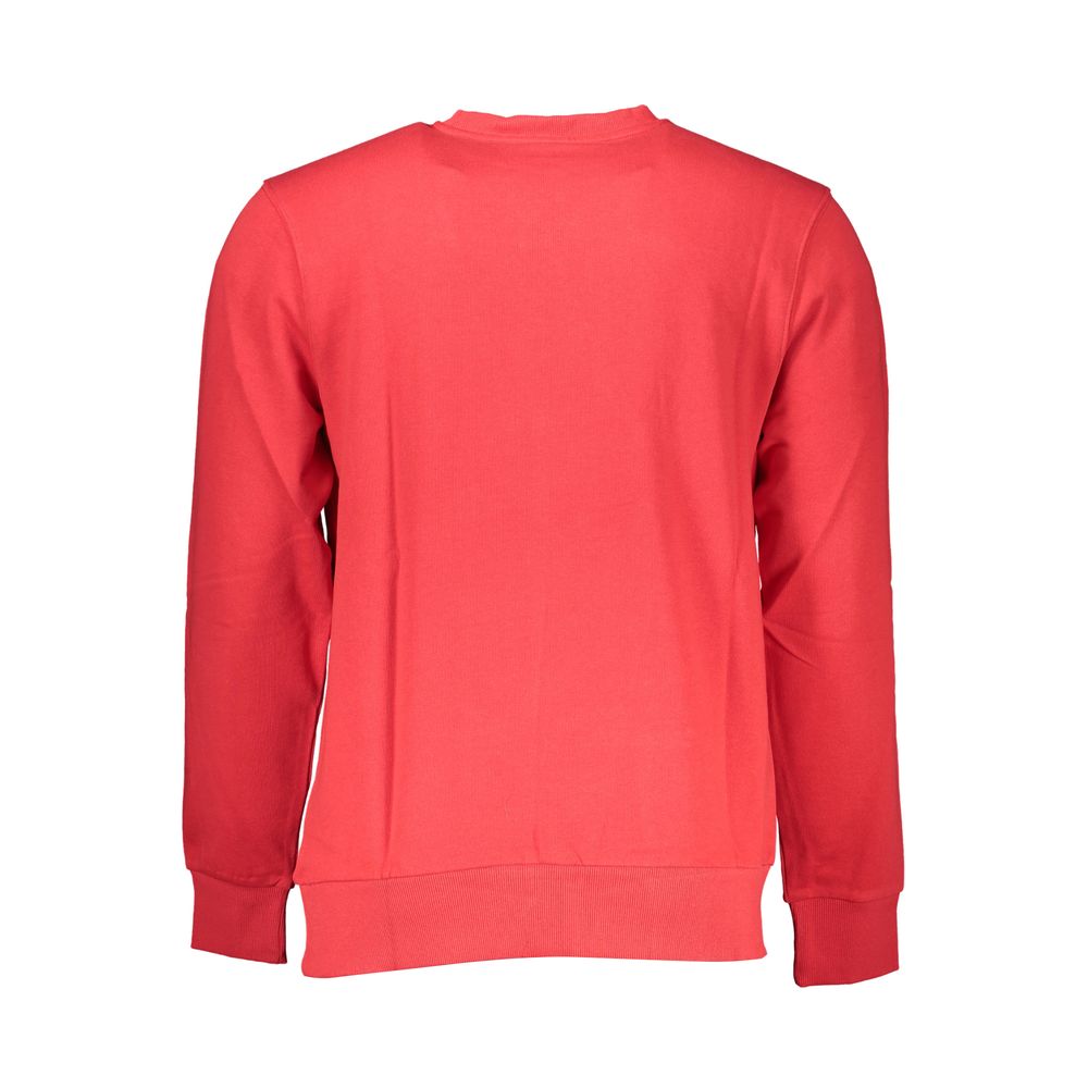 North Sails Red Cotton Men Sweatshirt North Sails