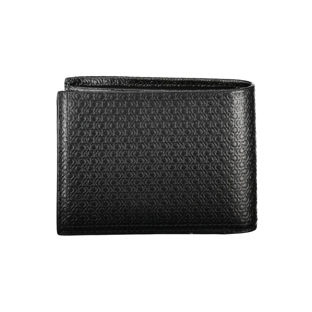 Calvin Klein Sleek Black Leather Bifold Wallet with RFID Block Calvin Klein