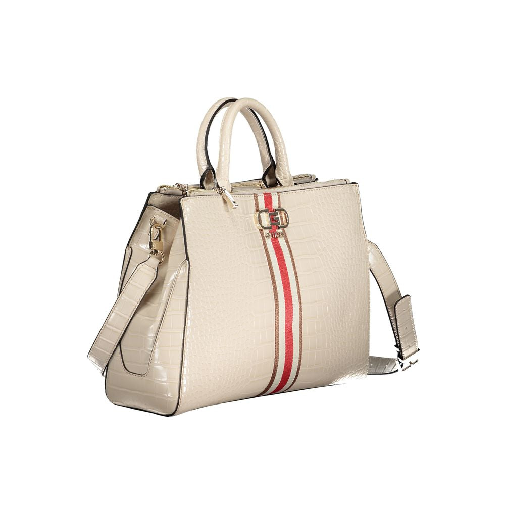 Guess Jeans Beige Polyurethane Women Handbag Guess Jeans