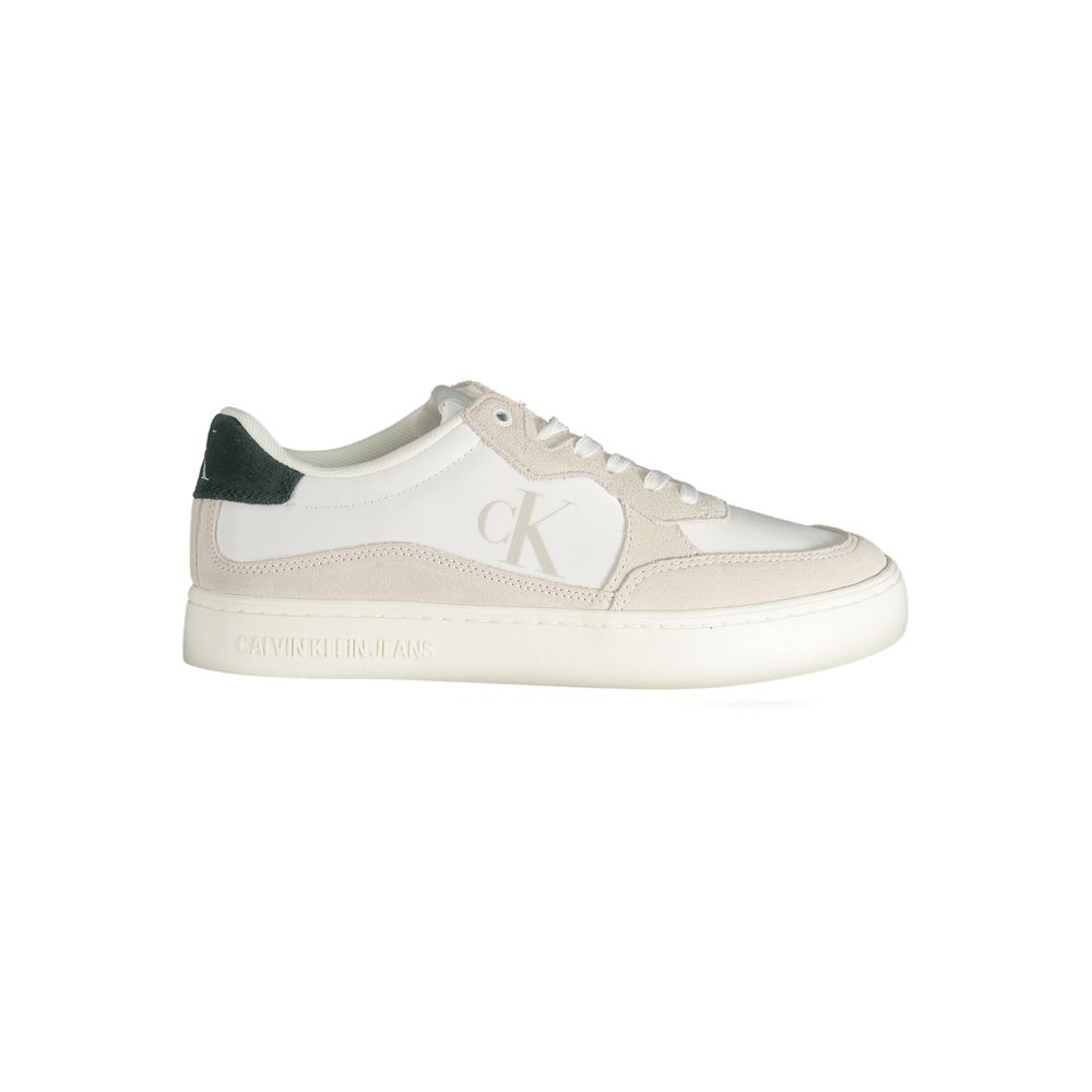 Calvin Klein White Leather Men Sneaker Calvin Klein
