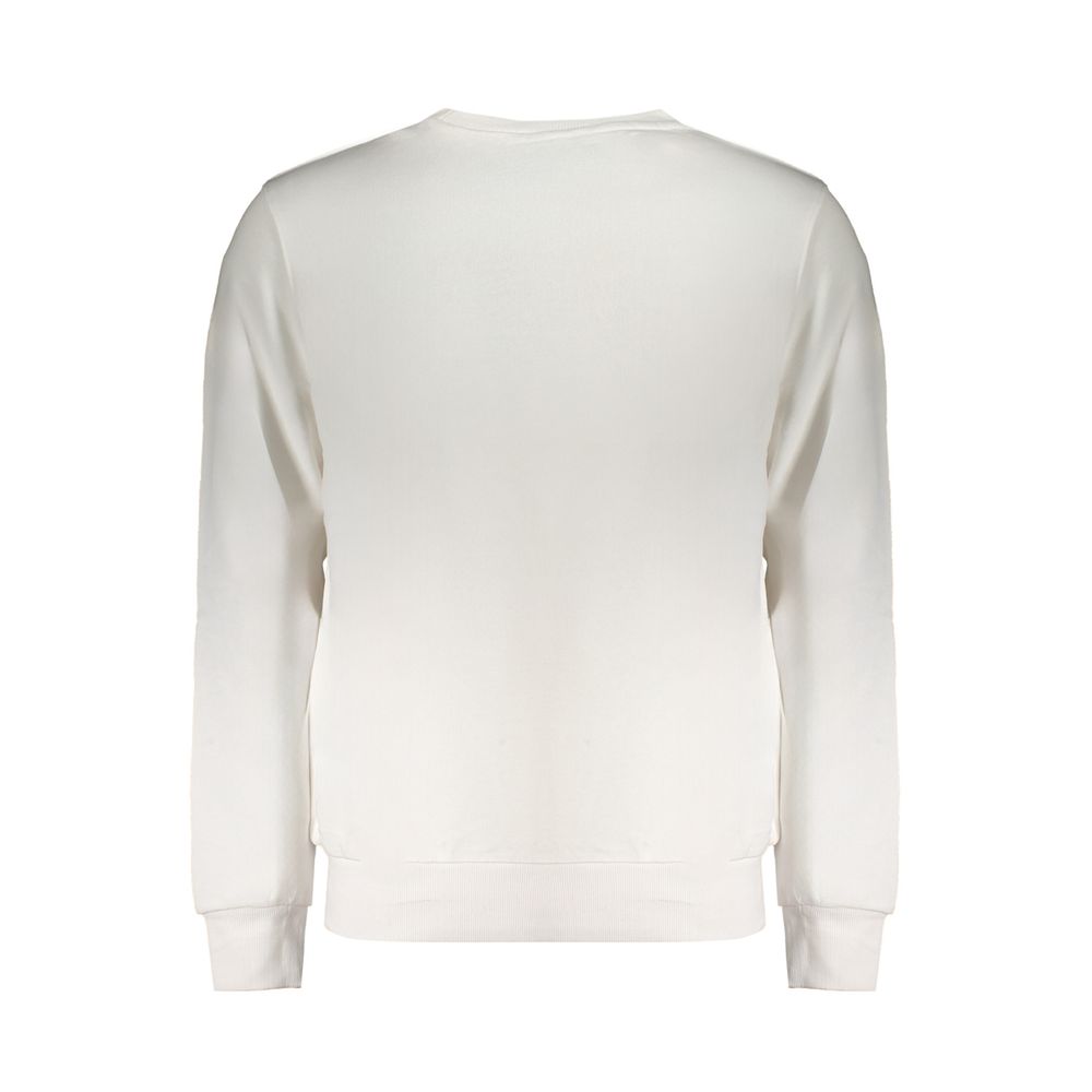 North Sails White Cotton Men Sweatshirt North Sails