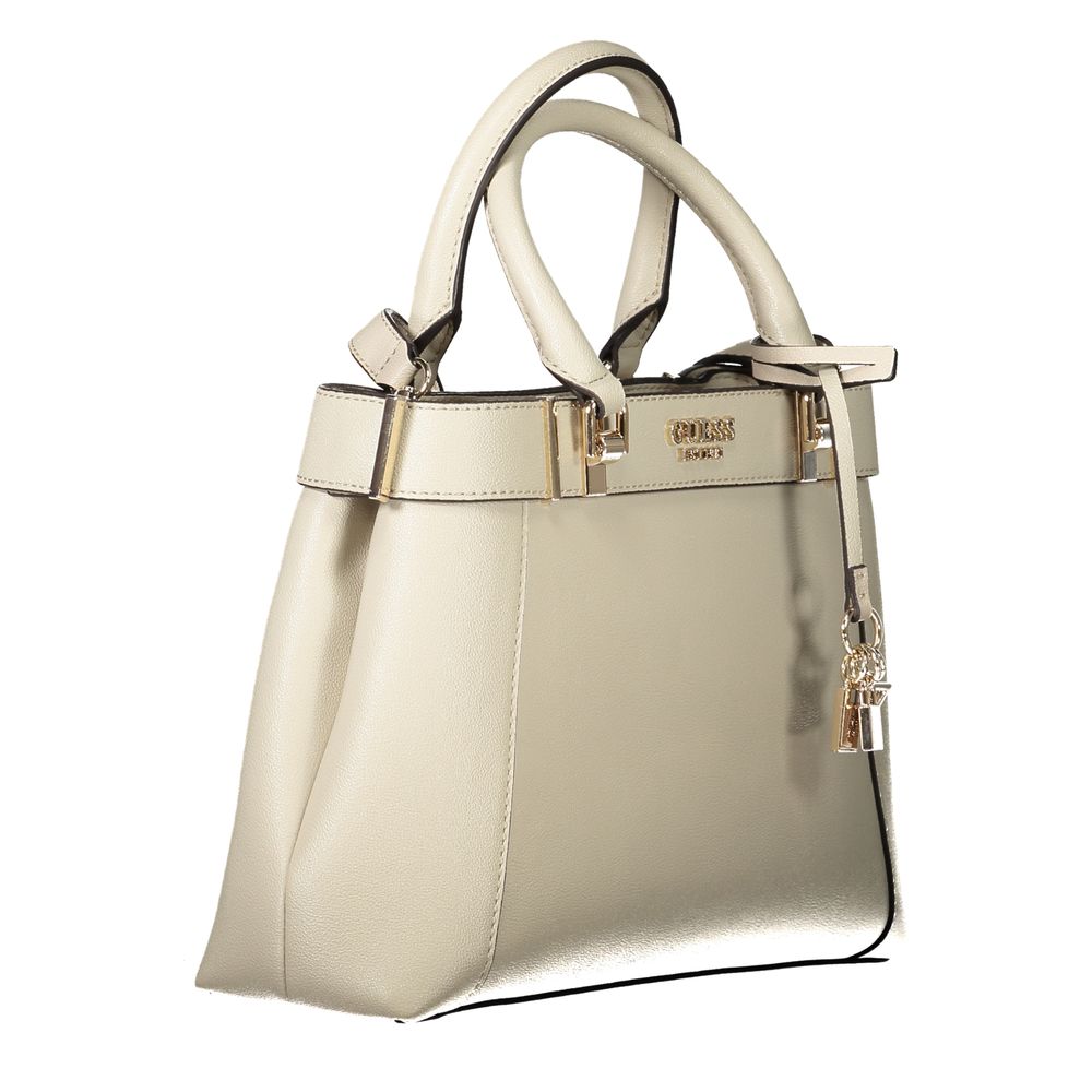 Guess Jeans Beige Polyethylene Handbag Guess Jeans