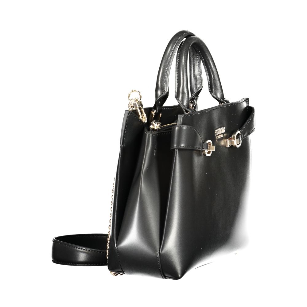 Guess Jeans Black Polyurethane Women's Handbag Guess Jeans