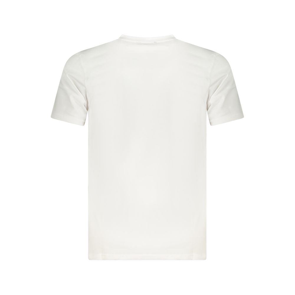 Cavalli Class White Cotton Men T-Shirt Cavalli Class