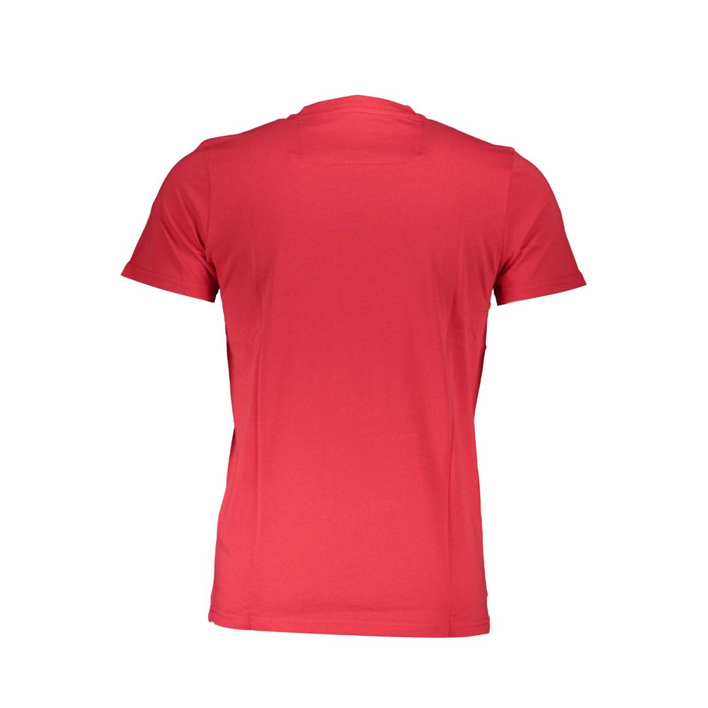 Cavalli Class Red Cotton Men TShirt Cavalli Class