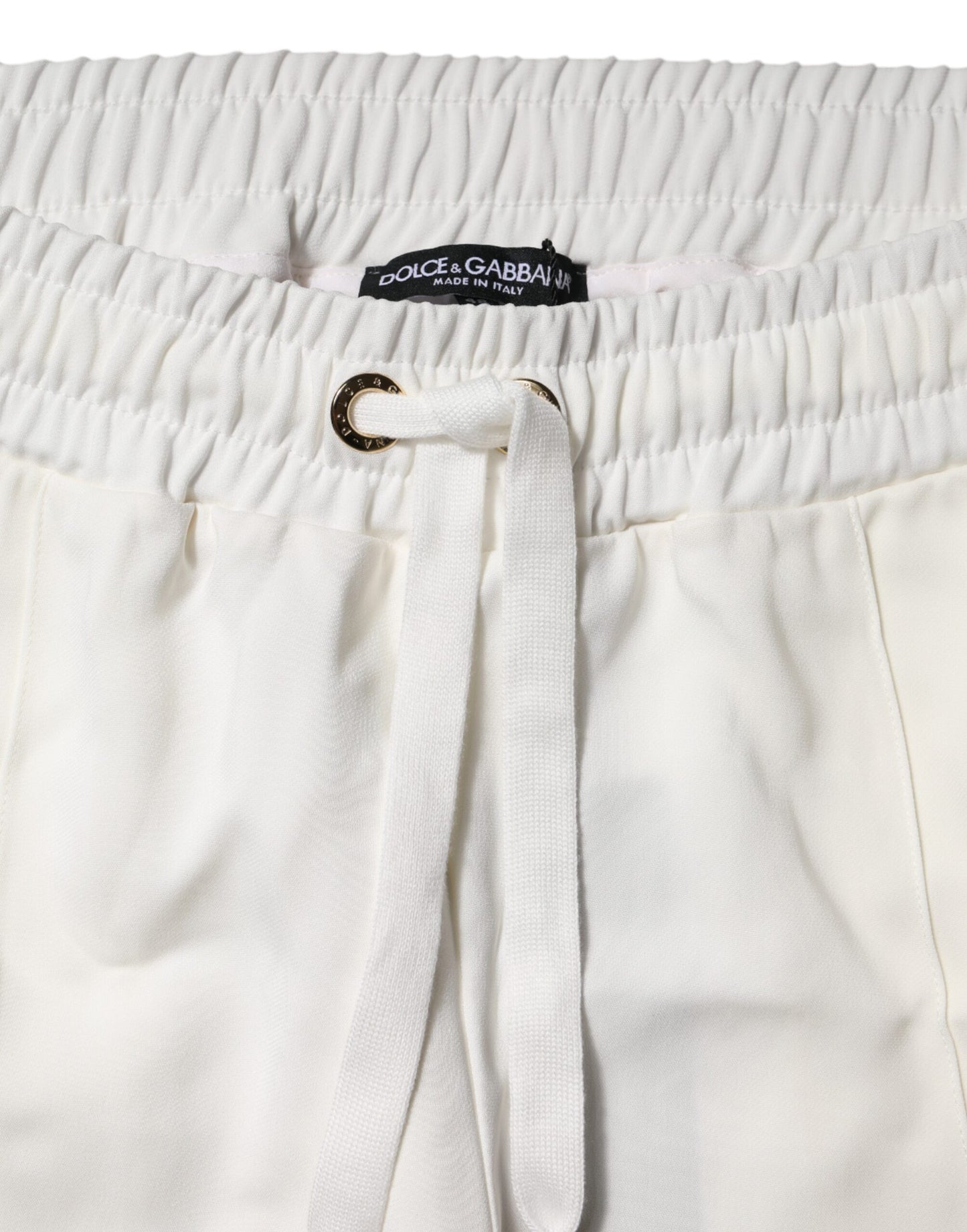 Dolce & Gabbana White Jogger Sweatpants Pants Dolce & Gabbana