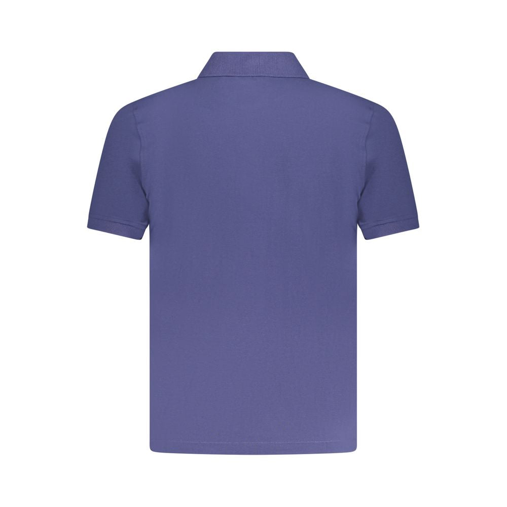 K-WAY Blue Cotton Polo Shirt K-WAY
