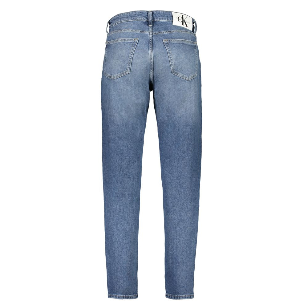 Calvin Klein Blue Cotton Jeans & Pant Calvin Klein