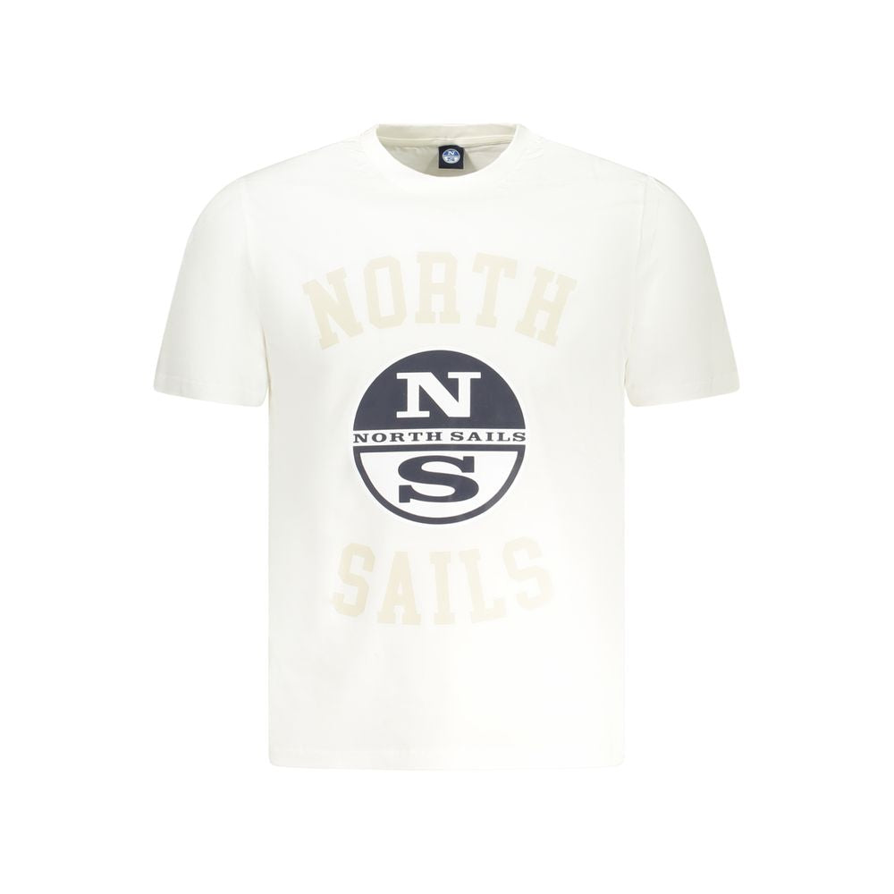 North Sails White Cotton Men TShirt North Sails
