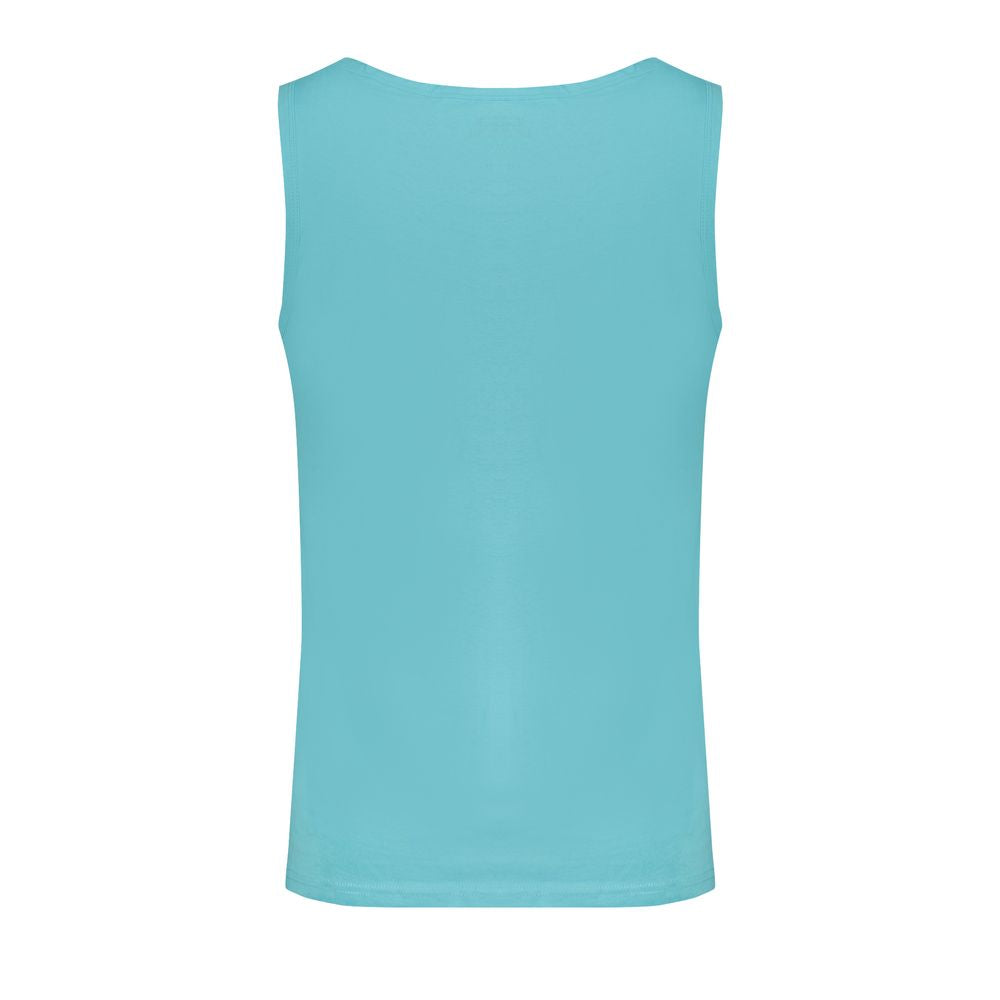 Norway 1963 Blue Cotton Men's Tank Top Norway 1963