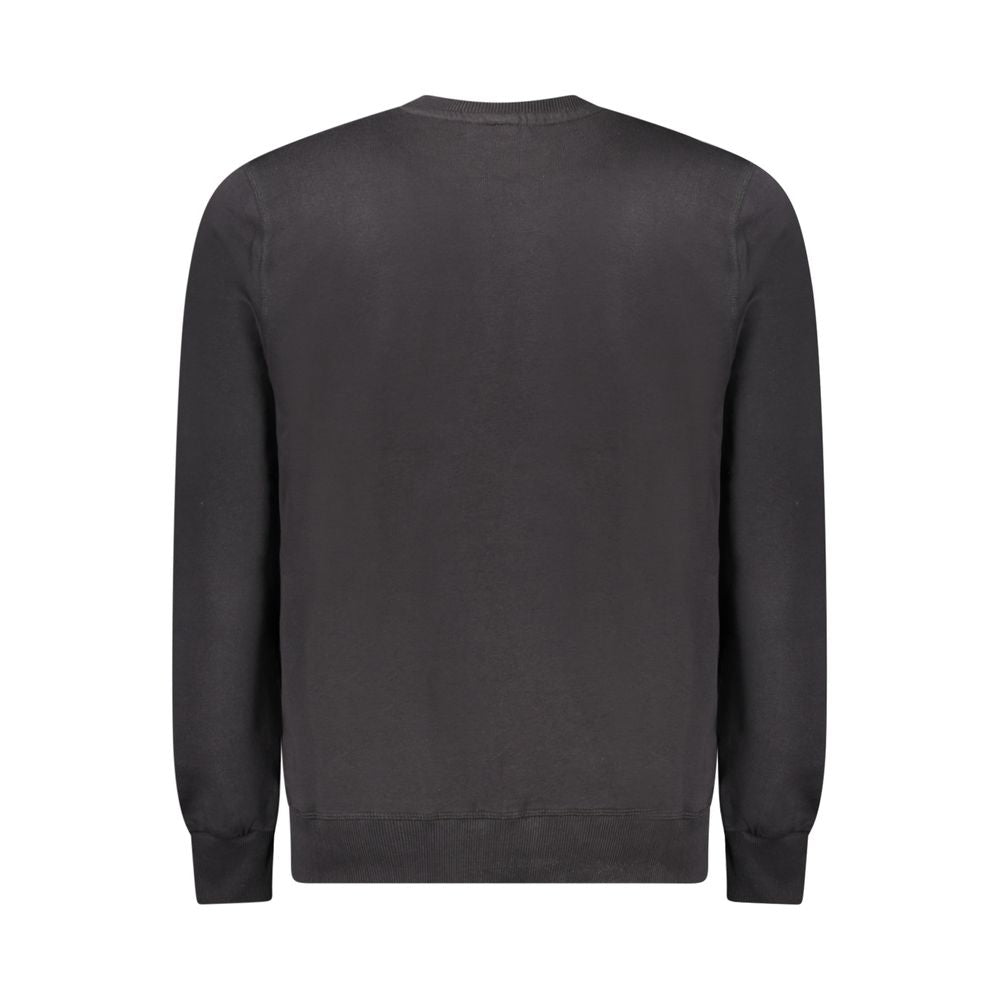 North Sails Black Cotton Men Sweater North Sails